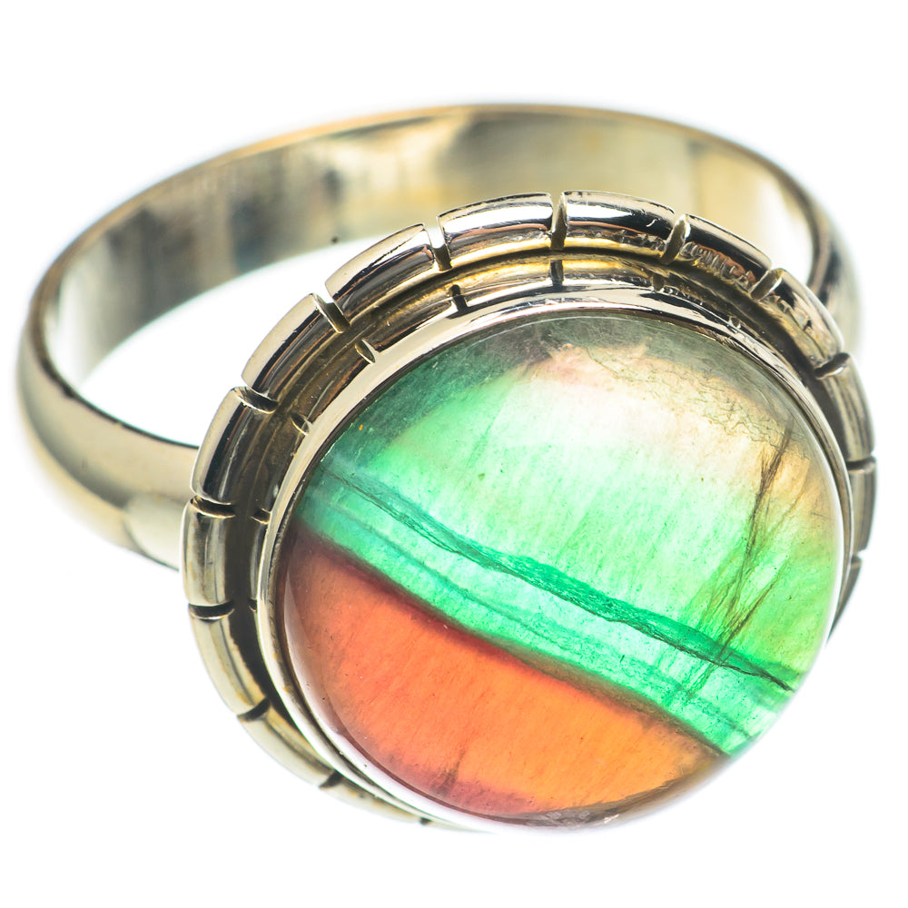 Green Fluorite Rings handcrafted by Ana Silver Co - RING69723