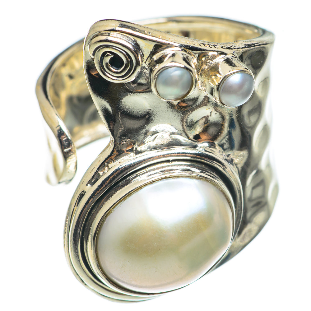 Cultured Pearl Rings handcrafted by Ana Silver Co - RING69754