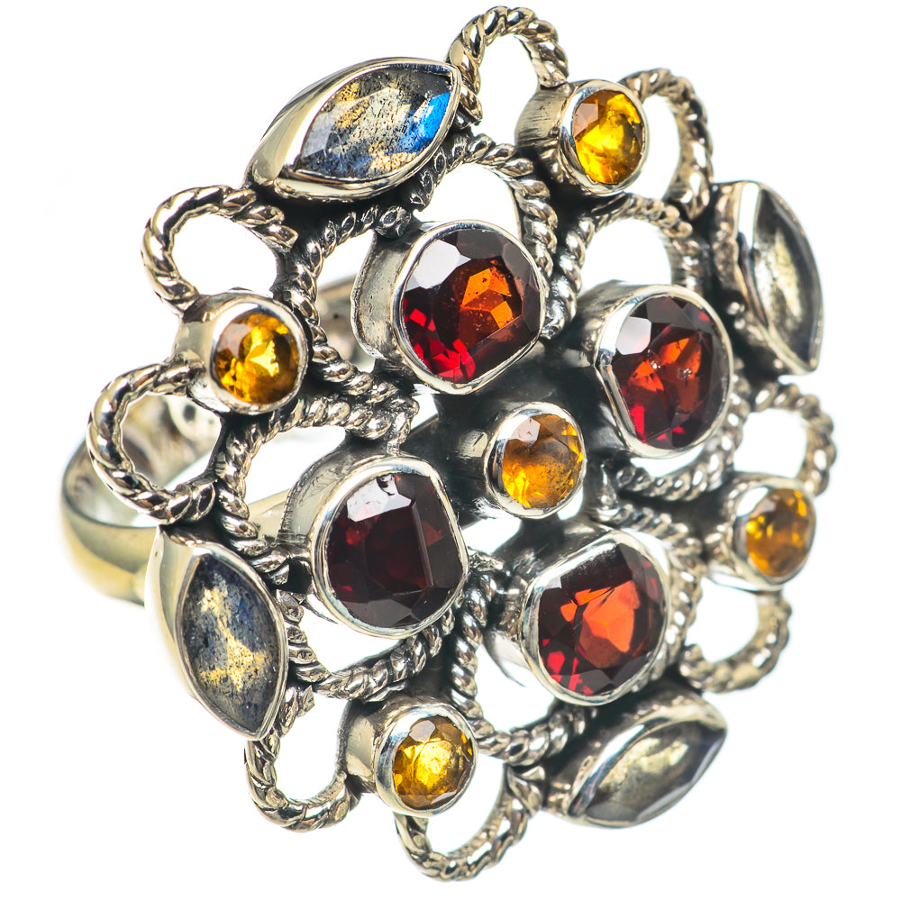 Garnet Rings handcrafted by Ana Silver Co - RING69802