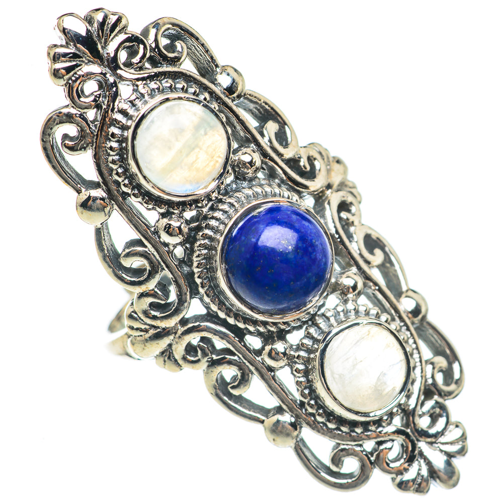 Lapis Lazuli Rings handcrafted by Ana Silver Co - RING69810
