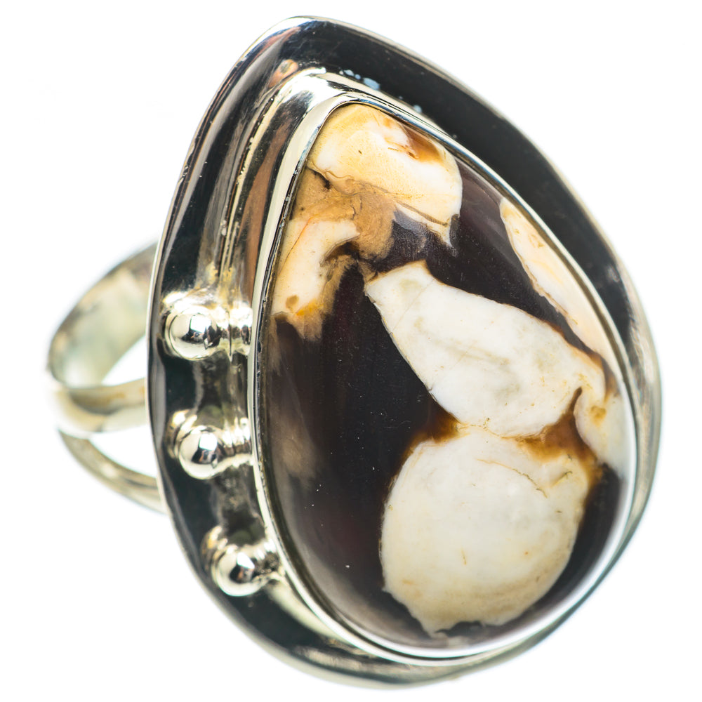 Peanut Wood Jasper Rings handcrafted by Ana Silver Co - RING69826