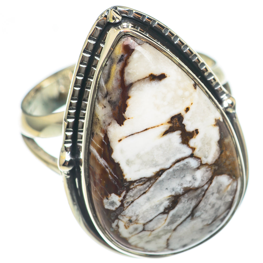 Peanut Wood Jasper Rings handcrafted by Ana Silver Co - RING69903