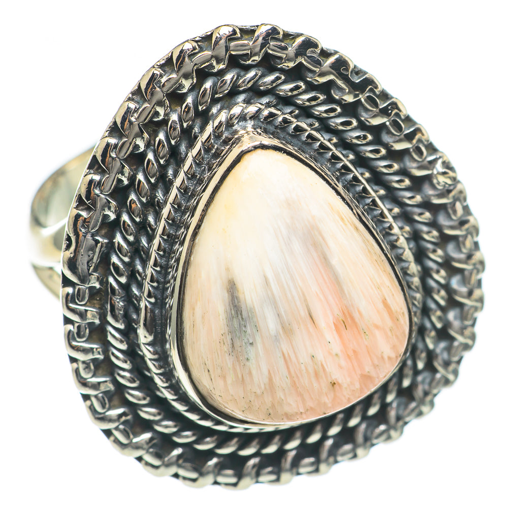 Scolecite Rings handcrafted by Ana Silver Co - RING69908 - Photo 2
