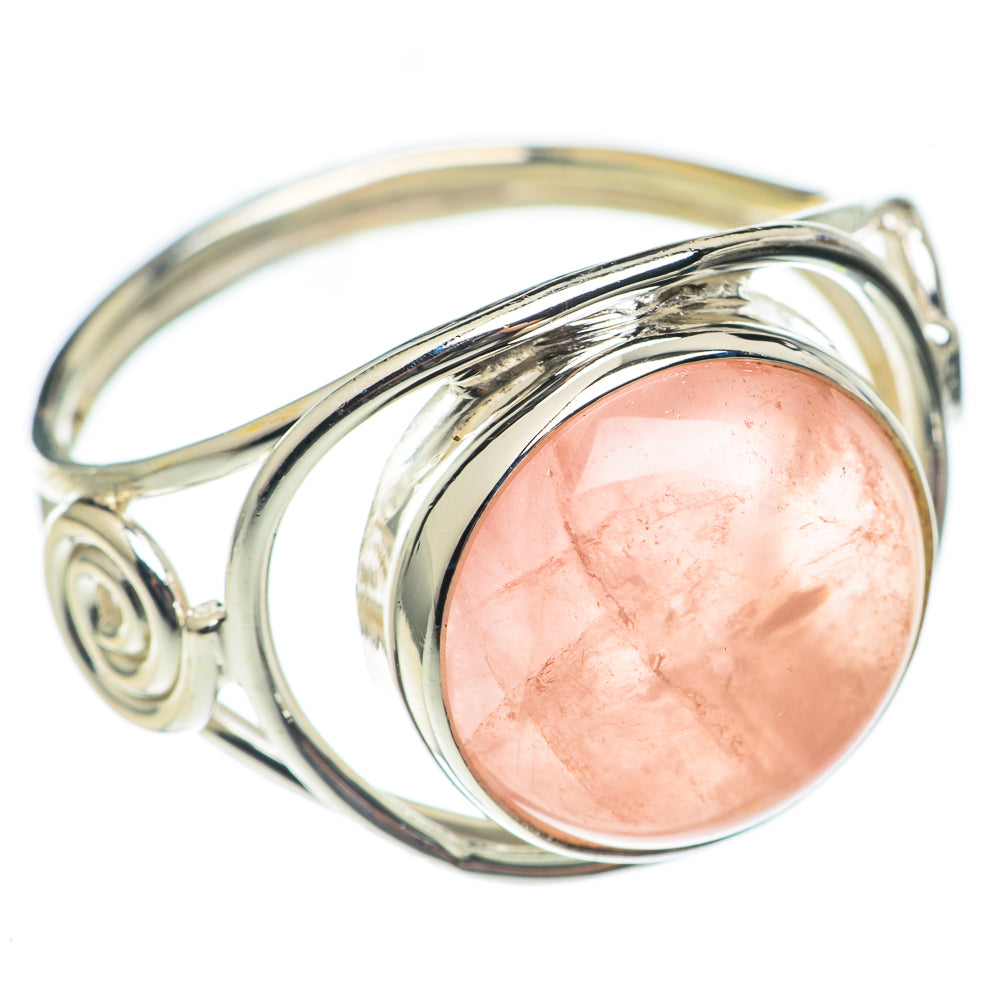 Rose Quartz Rings handcrafted by Ana Silver Co - RING69933