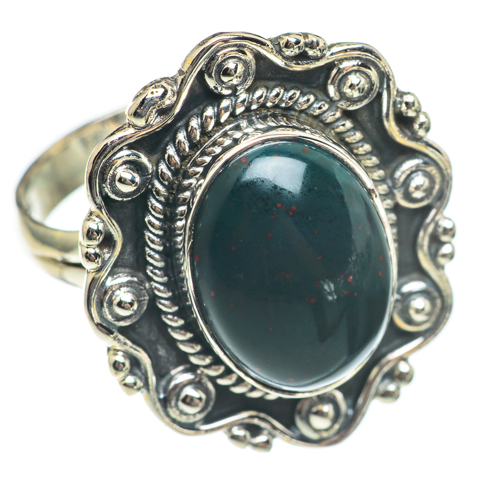 Bloodstone Rings handcrafted by Ana Silver Co - RING69957