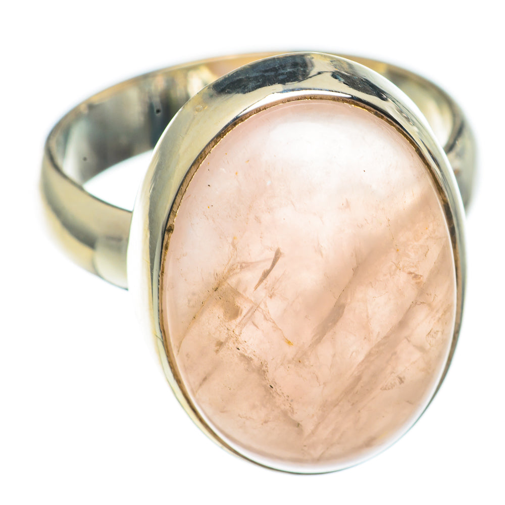 Rose Quartz Rings handcrafted by Ana Silver Co - RING69970