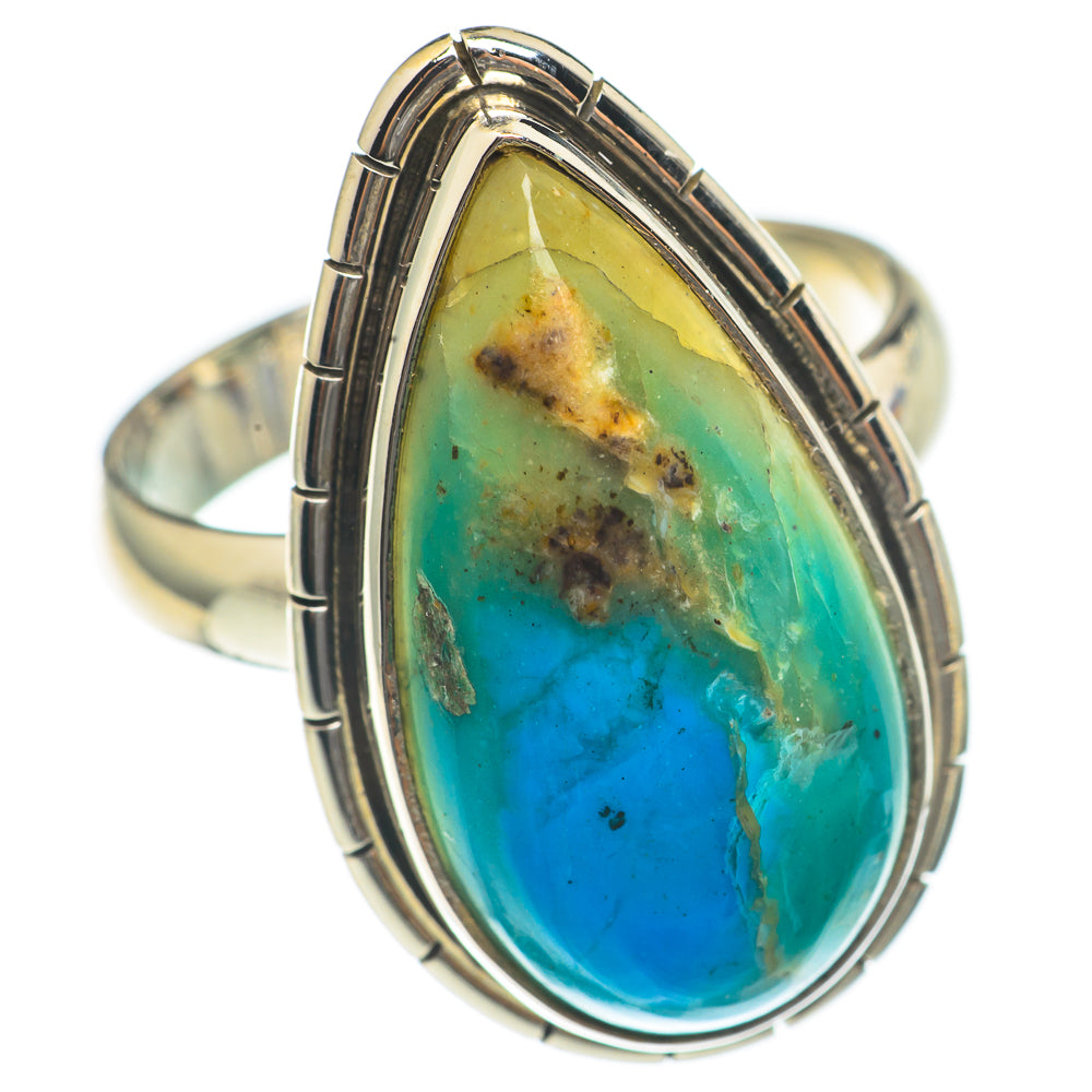 Chrysocolla Rings handcrafted by Ana Silver Co - RING70018