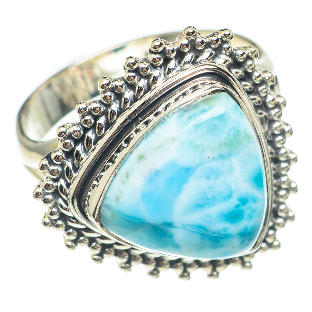 Larimar Rings handcrafted by Ana Silver Co - RING70116