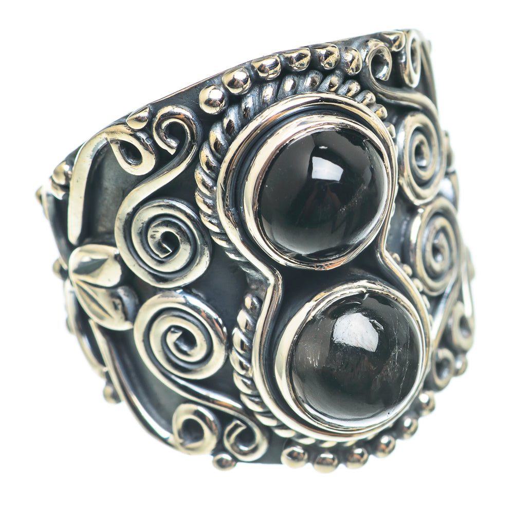 Black Onyx Rings handcrafted by Ana Silver Co - RING70178
