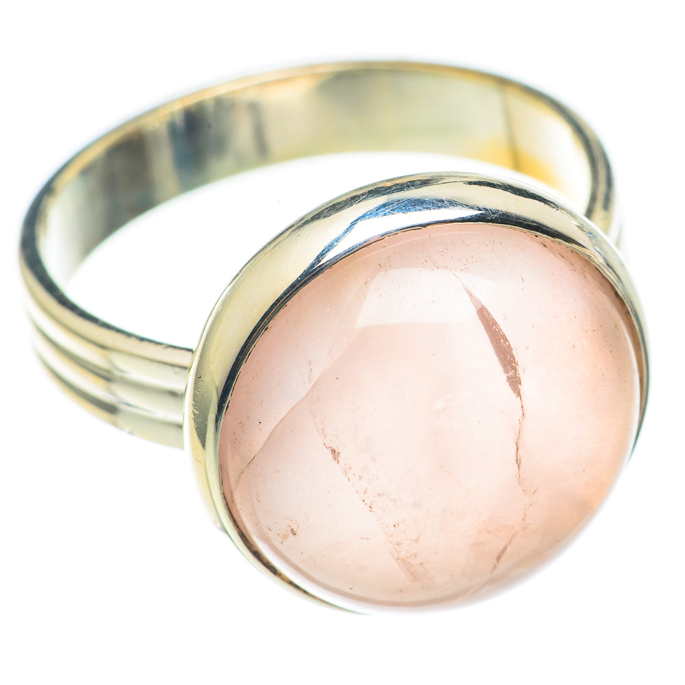 Rose Quartz Rings handcrafted by Ana Silver Co - RING70202