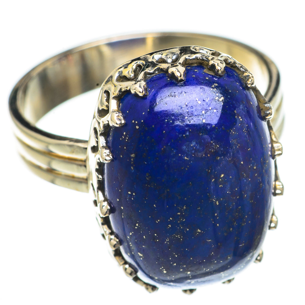 Lapis Lazuli Rings handcrafted by Ana Silver Co - RING70270