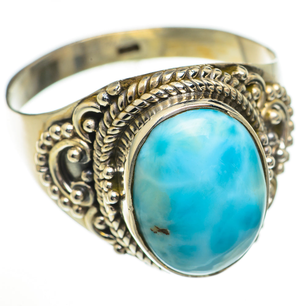 Larimar Rings handcrafted by Ana Silver Co - RING70351