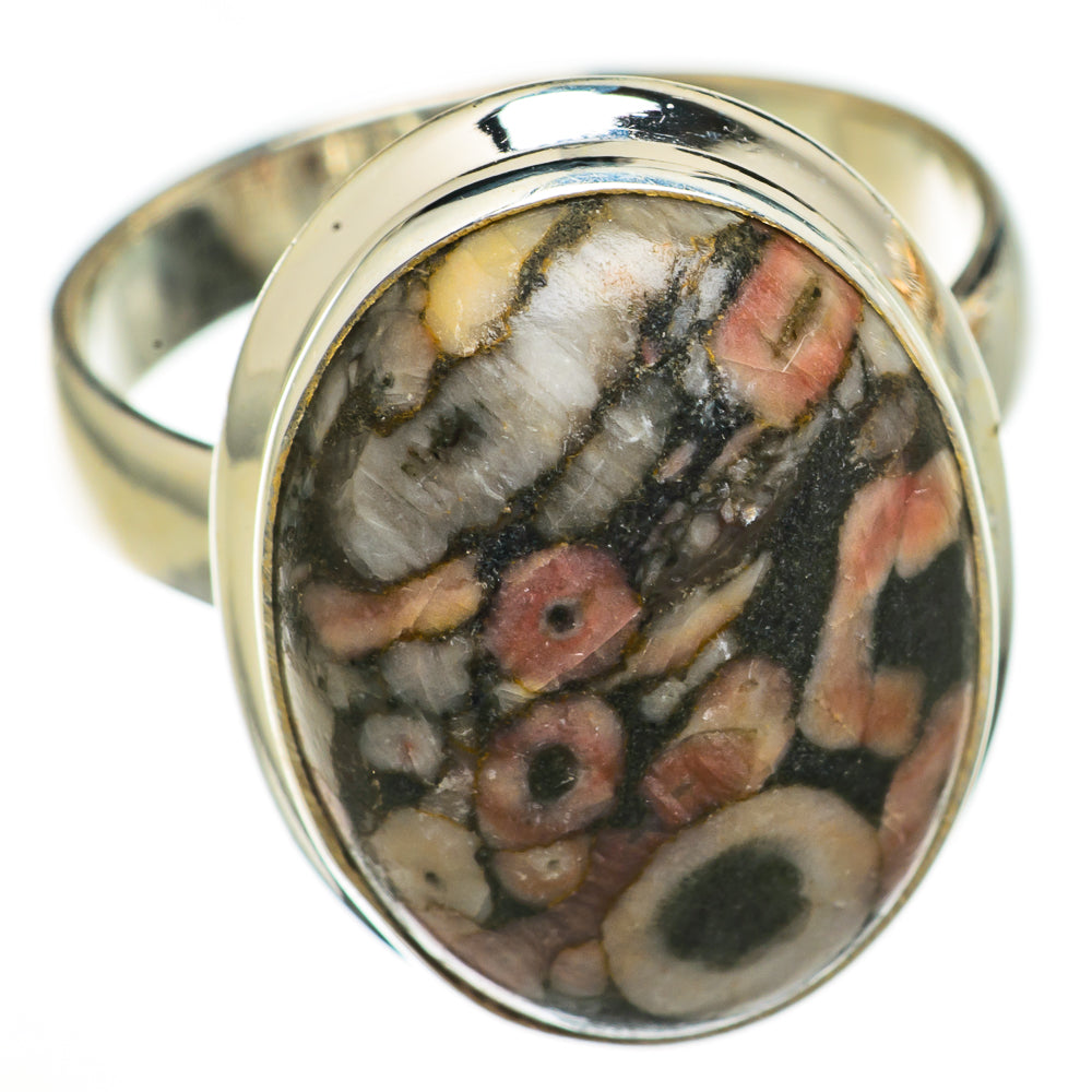 Crinoid Fossil Rings handcrafted by Ana Silver Co - RING70358