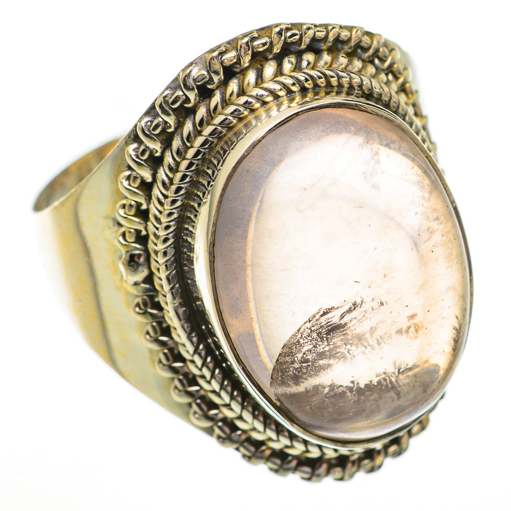 Rose Quartz Rings handcrafted by Ana Silver Co - RING70369