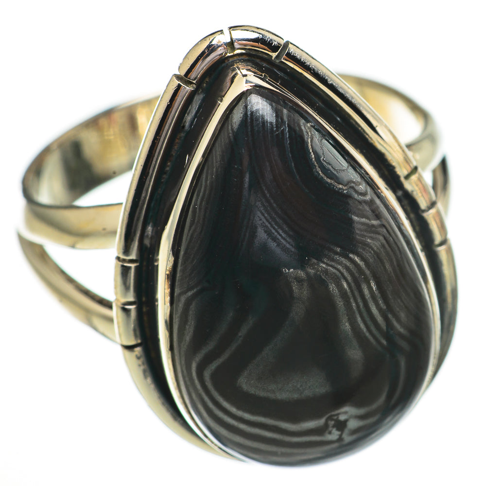 Psilomelane Rings handcrafted by Ana Silver Co - RING70374
