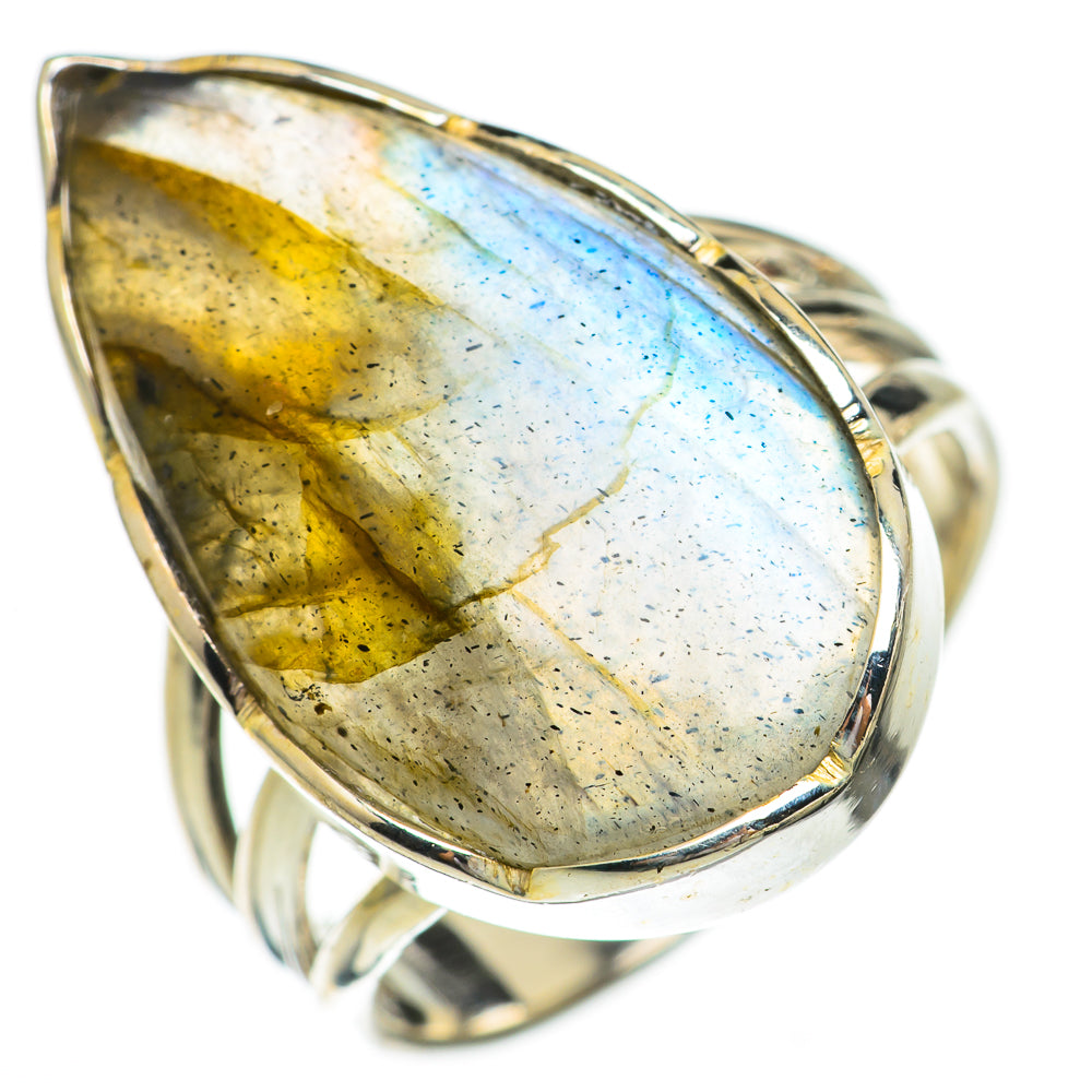 Labradorite Rings handcrafted by Ana Silver Co - RING70420
