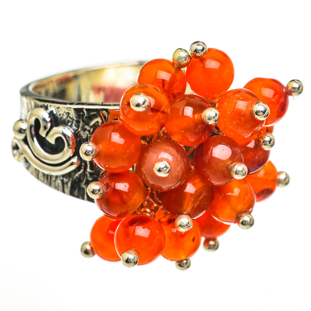 Carnelian Rings handcrafted by Ana Silver Co - RING70431