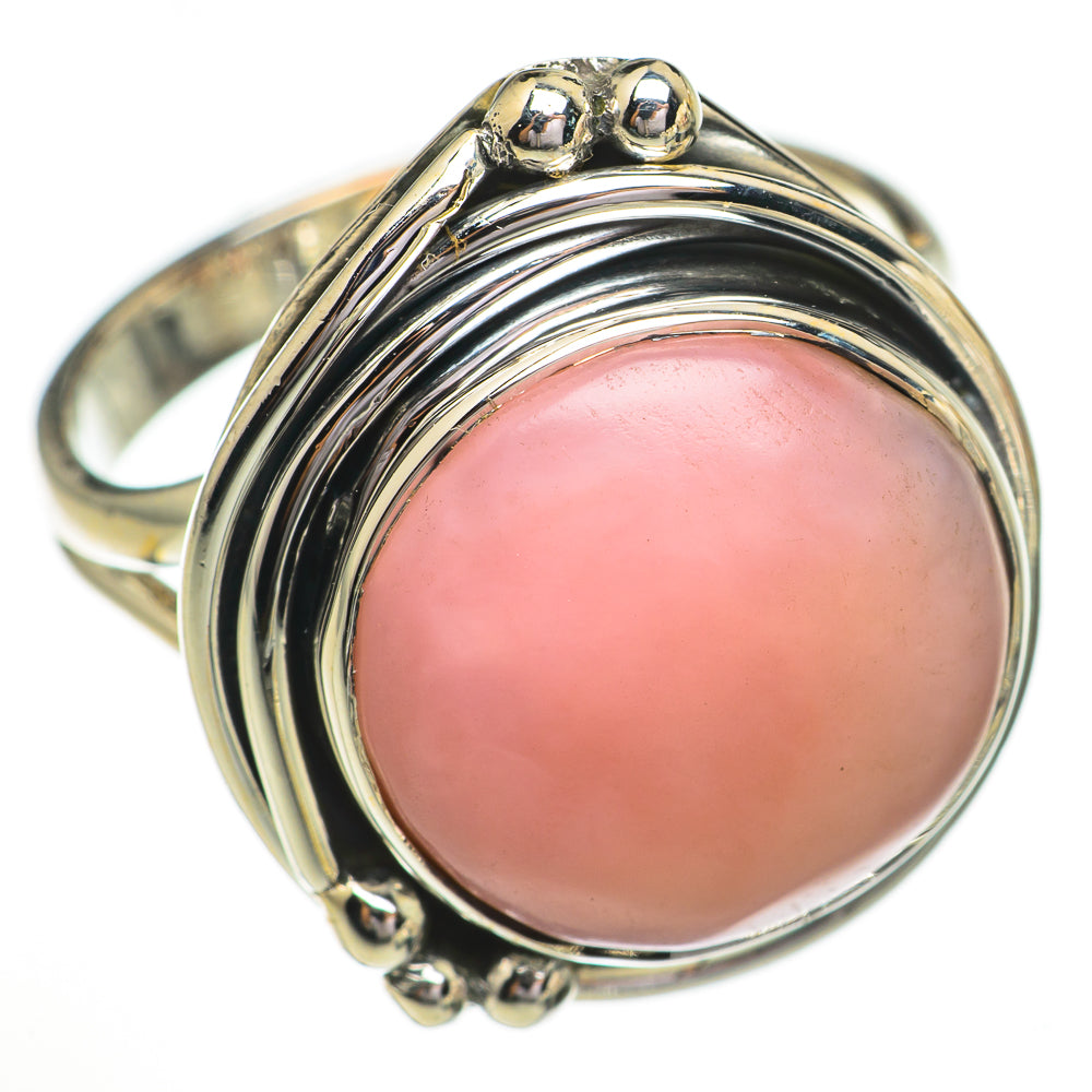 Pink Opal Rings handcrafted by Ana Silver Co - RING70434