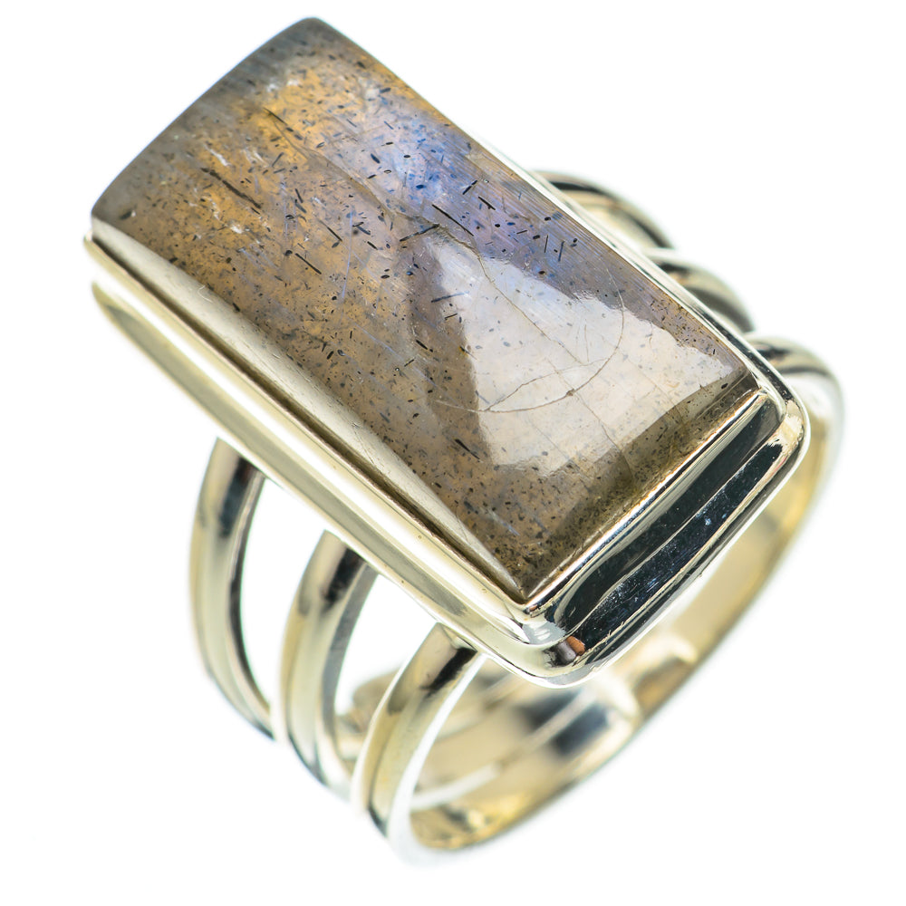 Labradorite Rings handcrafted by Ana Silver Co - RING70485