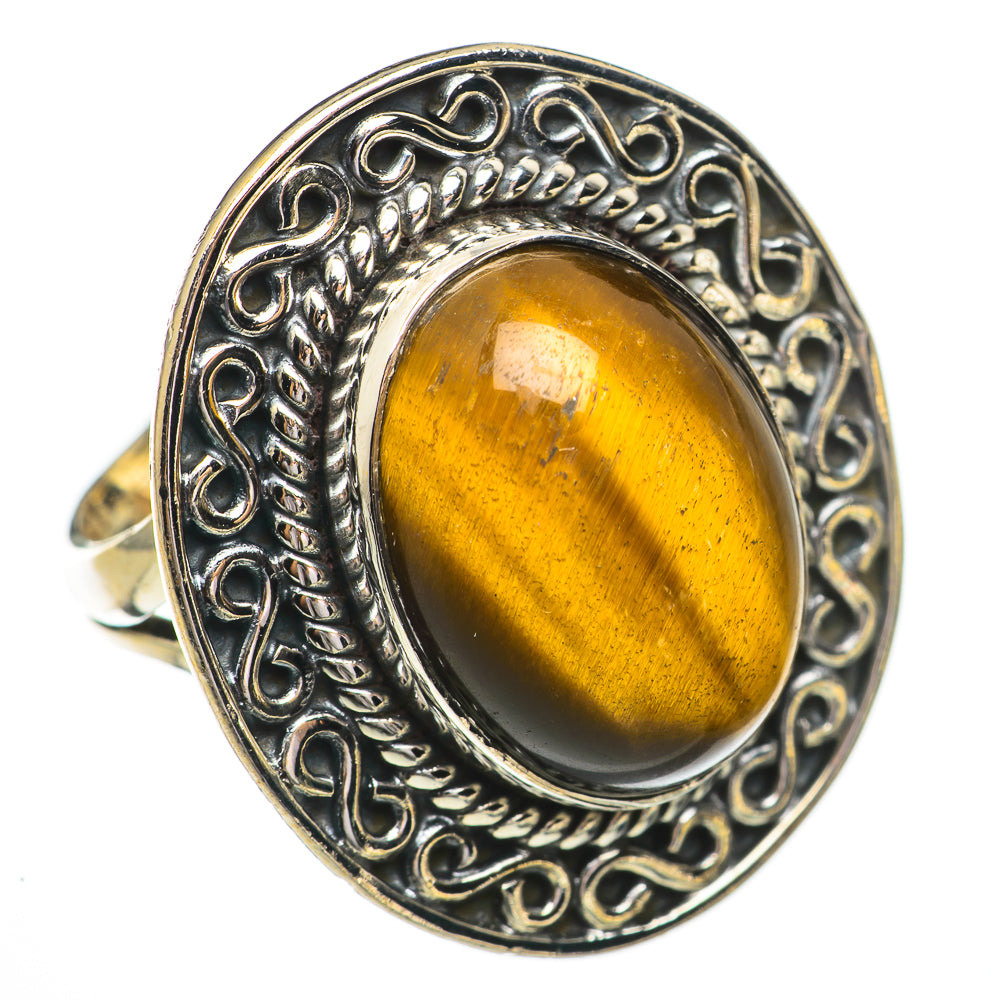 Tiger Eye Rings handcrafted by Ana Silver Co - RING70527