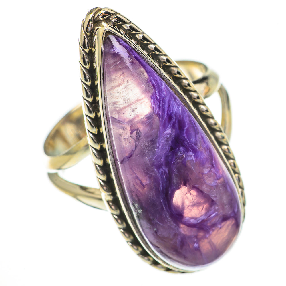 Charoite Rings handcrafted by Ana Silver Co - RING70540