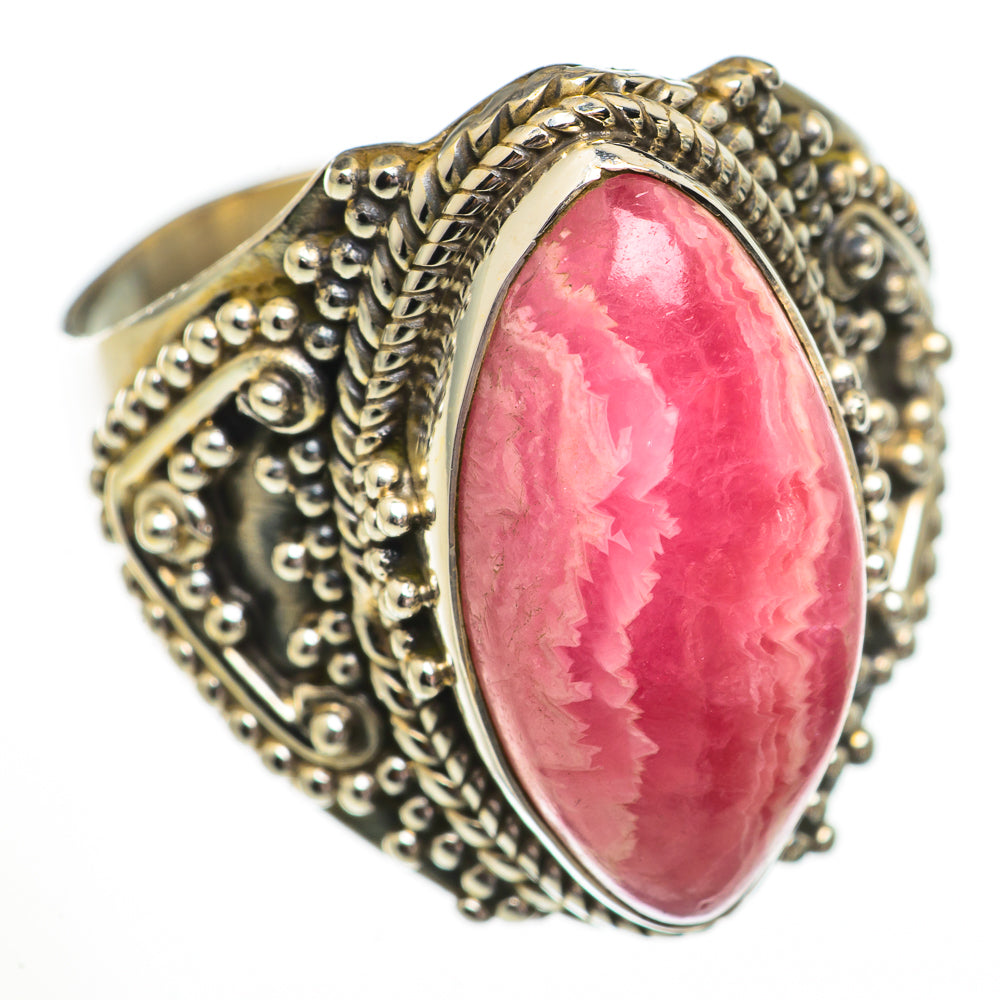 Rhodochrosite Rings handcrafted by Ana Silver Co - RING70587