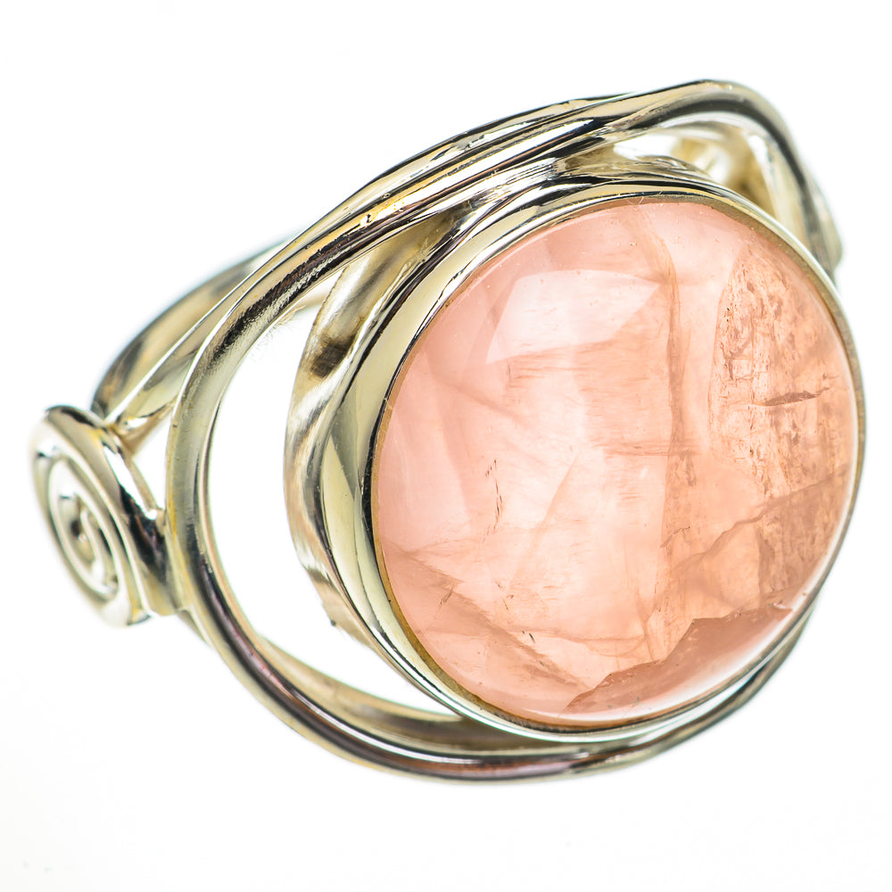 Rose Quartz Rings handcrafted by Ana Silver Co - RING70588