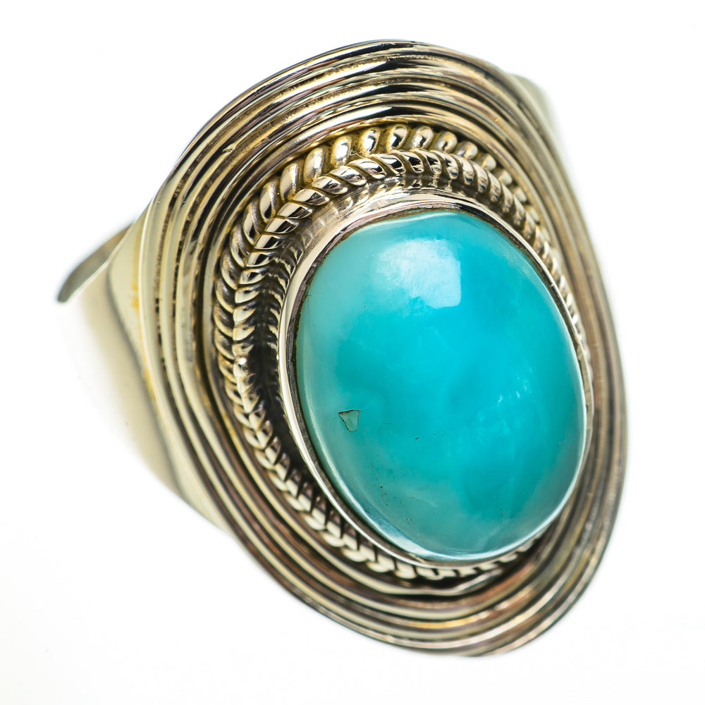 Larimar Rings handcrafted by Ana Silver Co - RING70610