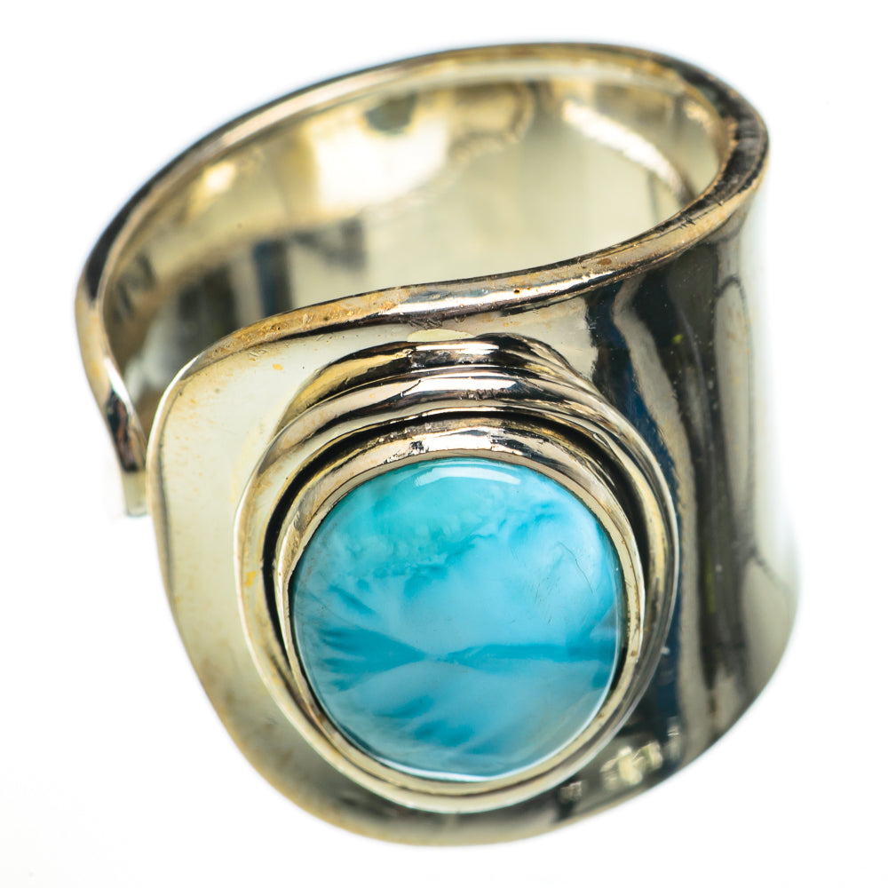 Larimar Rings handcrafted by Ana Silver Co - RING70688