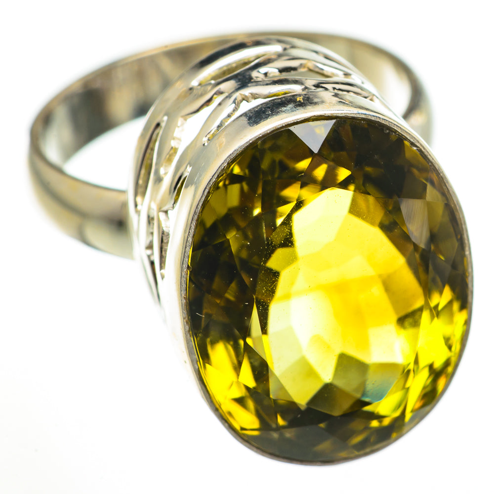 Olive Quartz Rings handcrafted by Ana Silver Co - RING70793