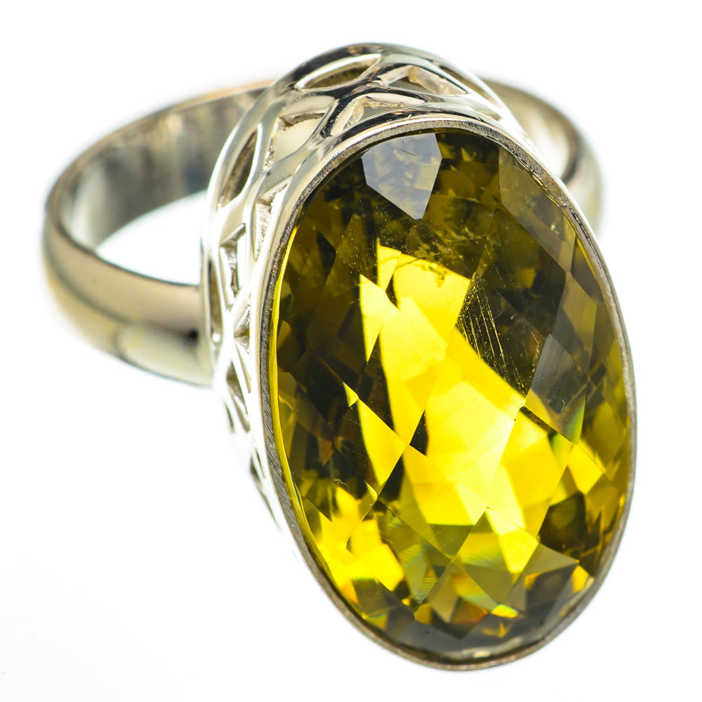 Olive Quartz Rings handcrafted by Ana Silver Co - RING70965