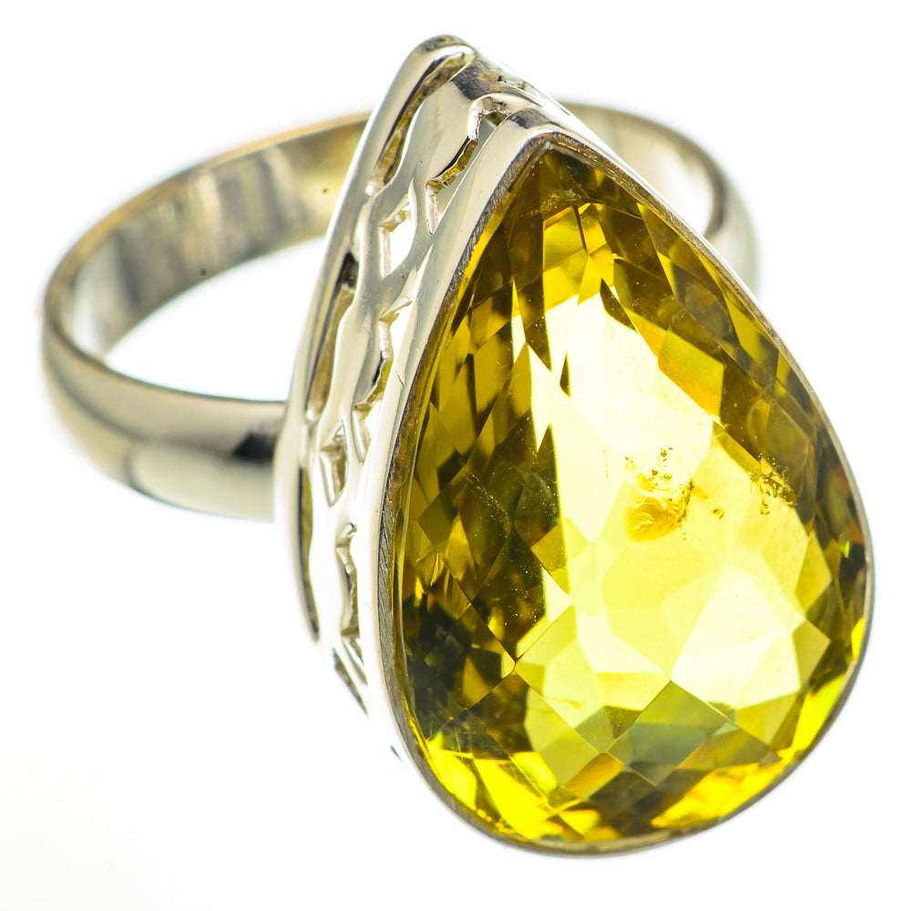 Olive Quartz Rings handcrafted by Ana Silver Co - RING70966