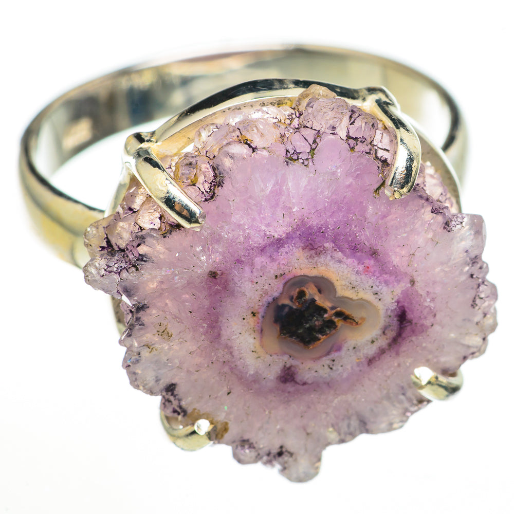 Amethyst Stalactite Rings handcrafted by Ana Silver Co - RING70992