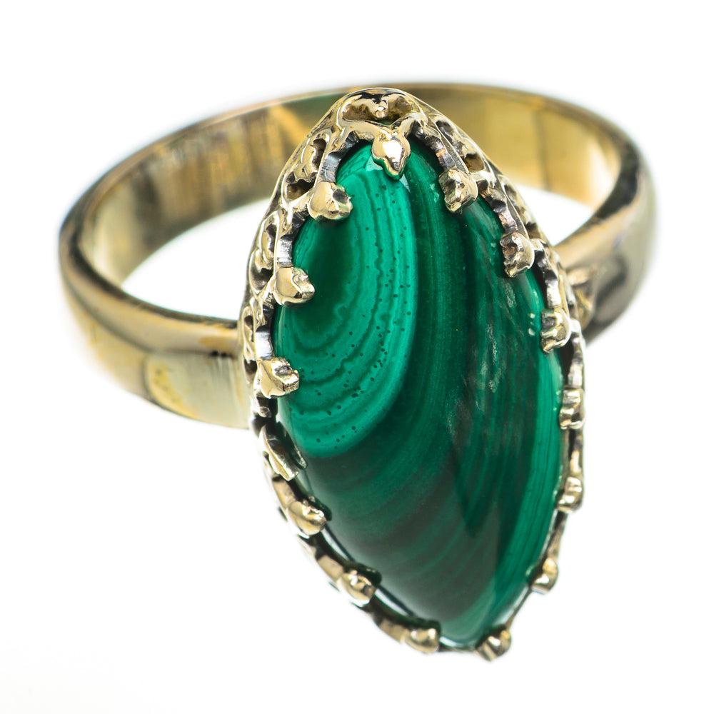 Malachite Rings handcrafted by Ana Silver Co - RING71011