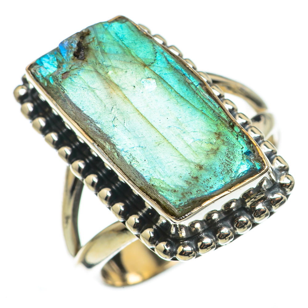 Labradorite Rings handcrafted by Ana Silver Co - RING71050