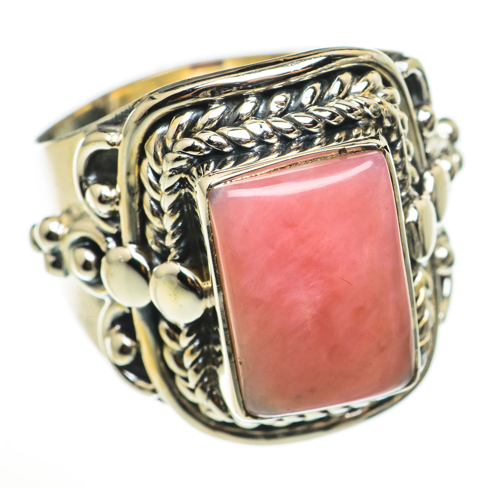Pink Opal Rings handcrafted by Ana Silver Co - RING71095