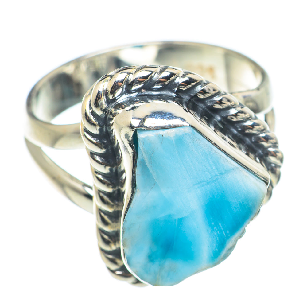 Larimar Rings handcrafted by Ana Silver Co - RING71155