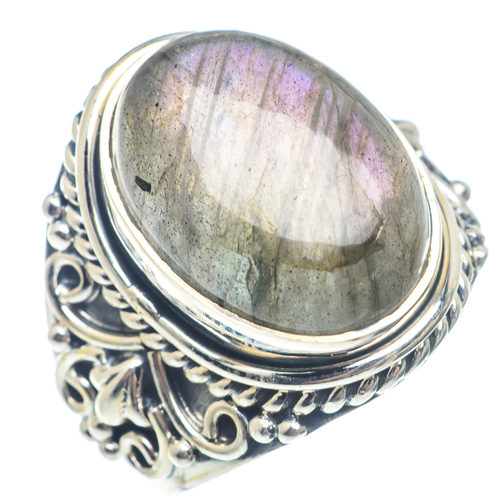 Labradorite Rings handcrafted by Ana Silver Co - RING71209