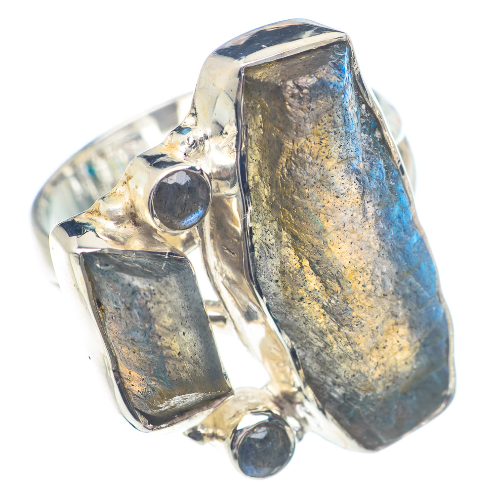 Labradorite Rings handcrafted by Ana Silver Co - RING71226