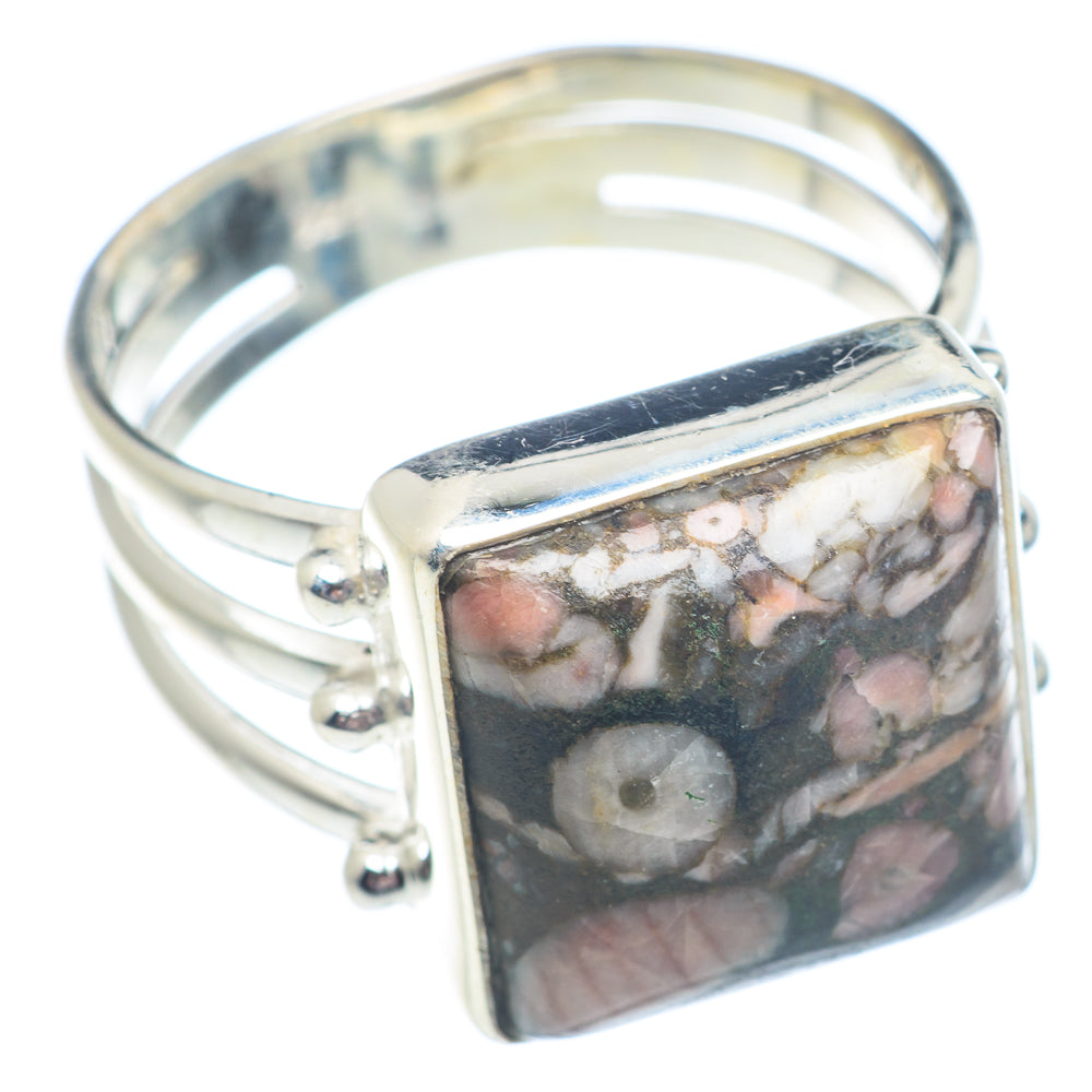 Crinoid Fossil Rings handcrafted by Ana Silver Co - RING71274