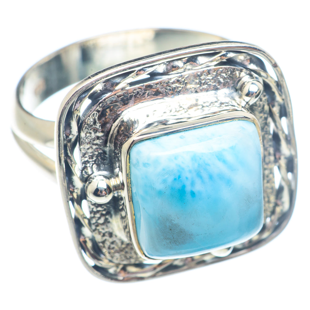 Larimar Rings handcrafted by Ana Silver Co - RING71301