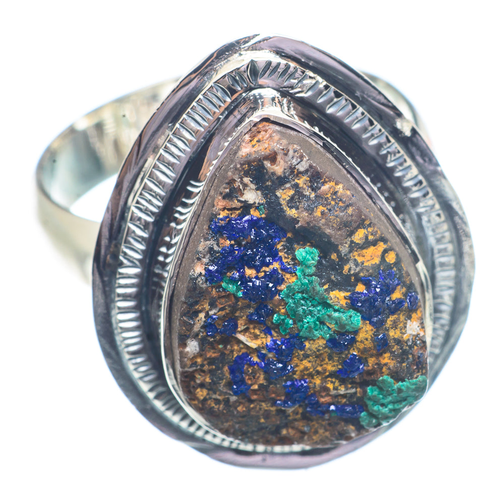 Azurite Rings handcrafted by Ana Silver Co - RING71335