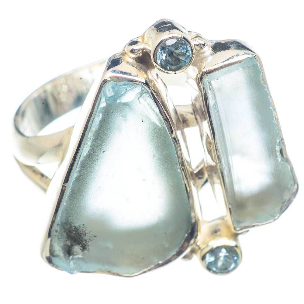 Aquamarine Rings handcrafted by Ana Silver Co - RING71339