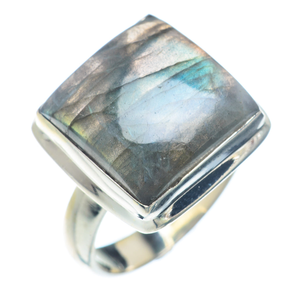 Labradorite Rings handcrafted by Ana Silver Co - RING71536