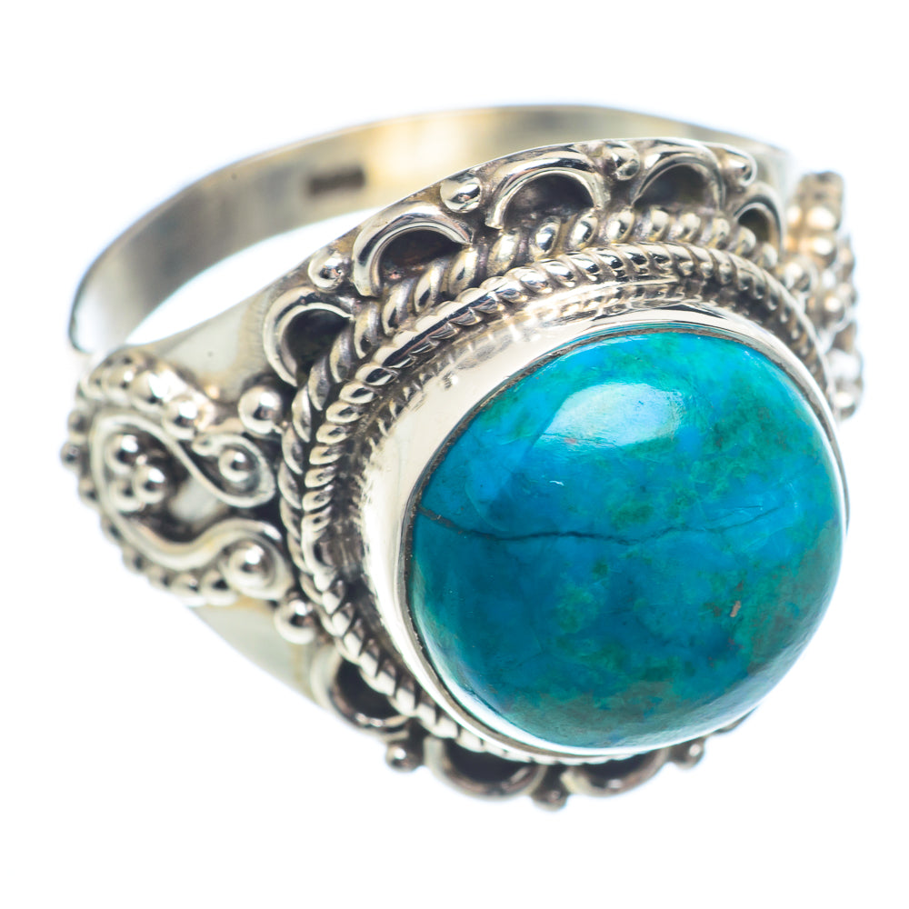 Chrysocolla Rings handcrafted by Ana Silver Co - RING71568
