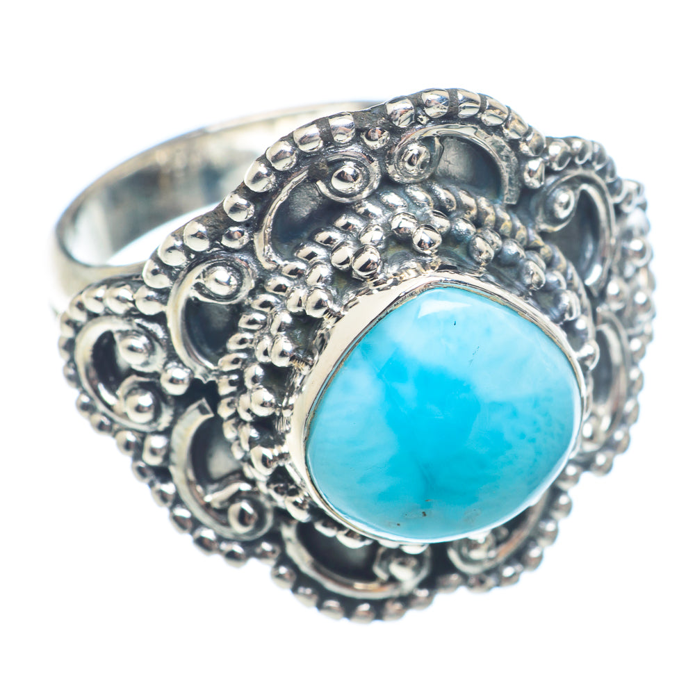 Larimar Rings handcrafted by Ana Silver Co - RING71569