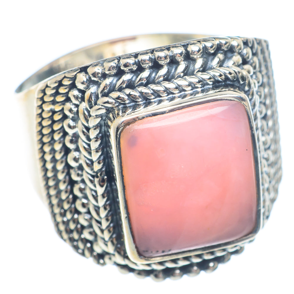 Pink Opal Rings handcrafted by Ana Silver Co - RING71589