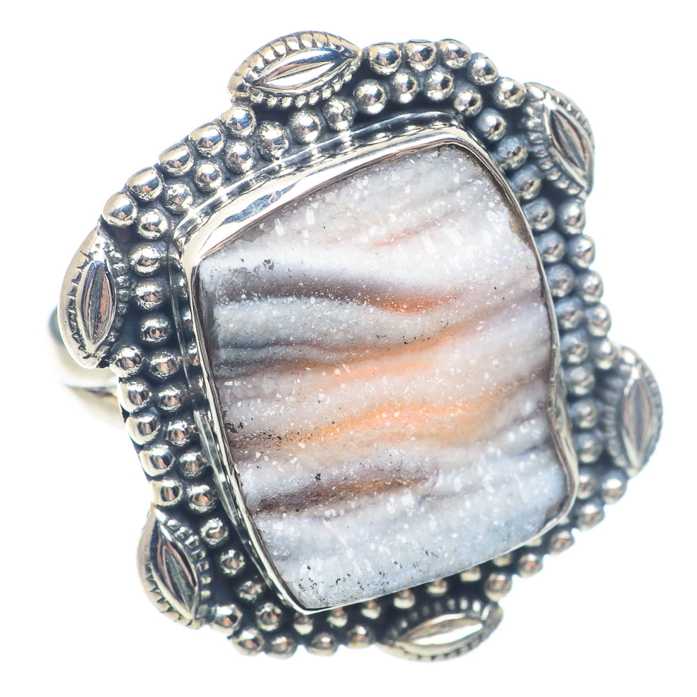 Desert Druzy Rings handcrafted by Ana Silver Co - RING71606
