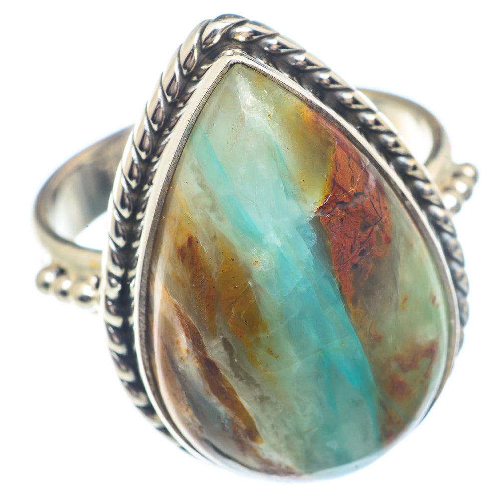 Peruvian Opal Rings handcrafted by Ana Silver Co - RING71650