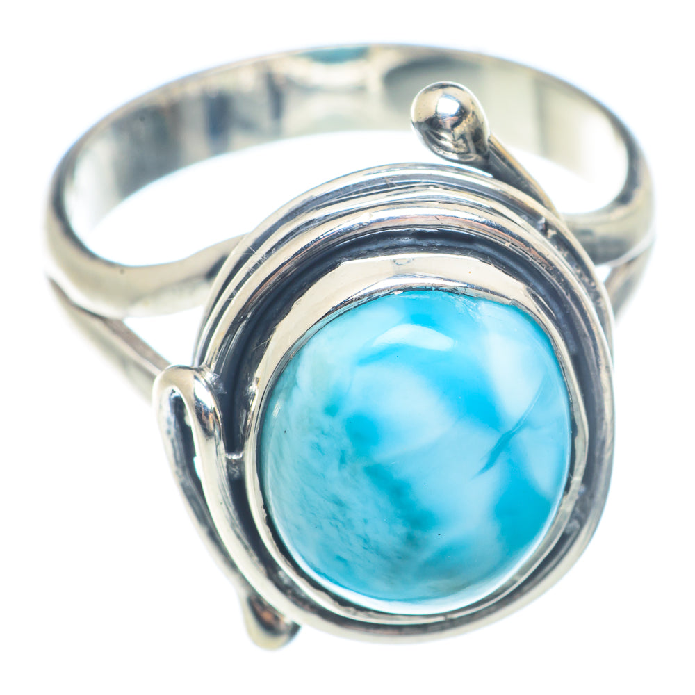 Larimar Rings handcrafted by Ana Silver Co - RING71685